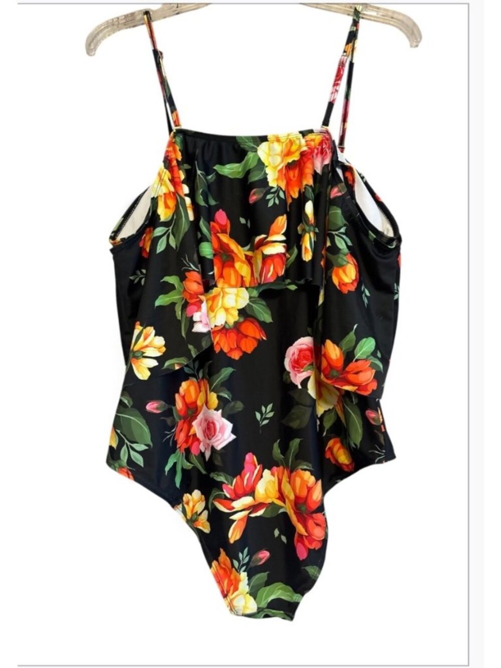 Swimsuit One Piece Beach Cruise Full Size Women Floral Plus Size Fit XXL